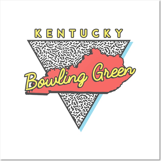 Bowling Green Kentucky Triangle Wall Art by manifest